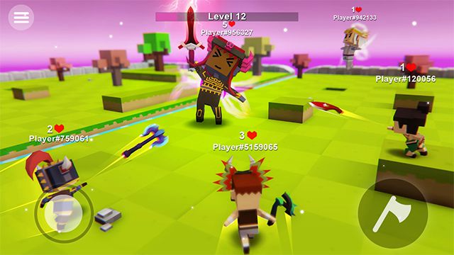 AXES.io Mod APK Gameplay