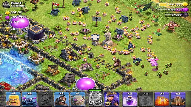 Clash Of Kings Mod 100m - 10 marcha , mod e mod ne pai 😂😜