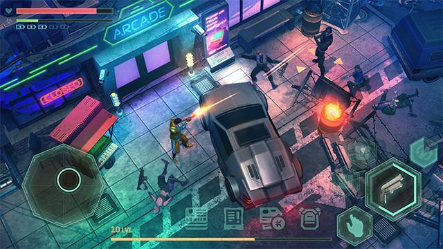 Cyberika Action Cyberpunk RPG MOD APK Gameplay