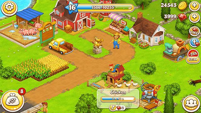 Farm Town Mod Apk Gameplay