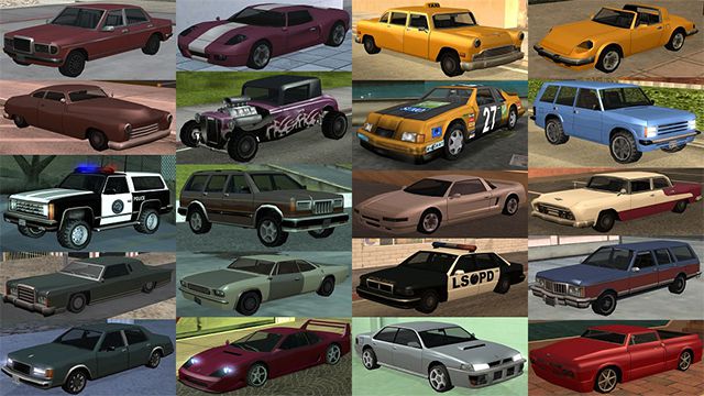 GTA San Andreas Lite APK Cars