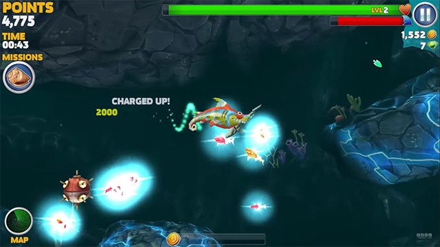 Hungry Shark Evolution Mod APK Gameplay