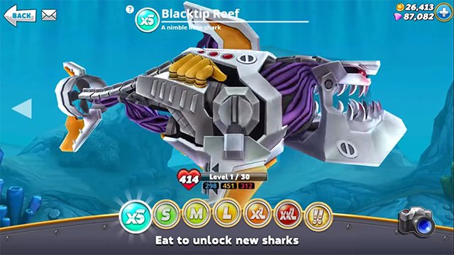 Hungry Shark World Mod APK Shark