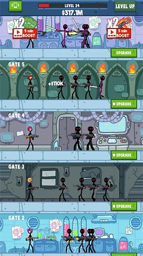 Idle Stickman Mod Apk Gameplay