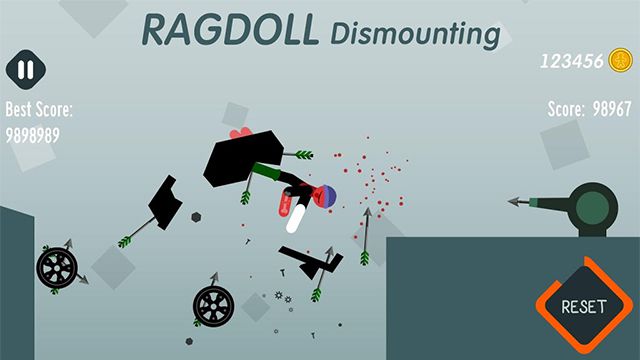 Ragdoll Dismounting Mod Apk Gameplay