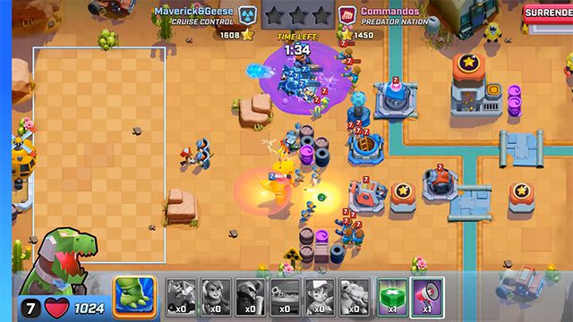 Rush Wars Mod Apk Gameplay