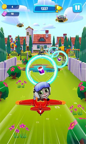 Talking Tom Sky Run Mod Apk Gameplay