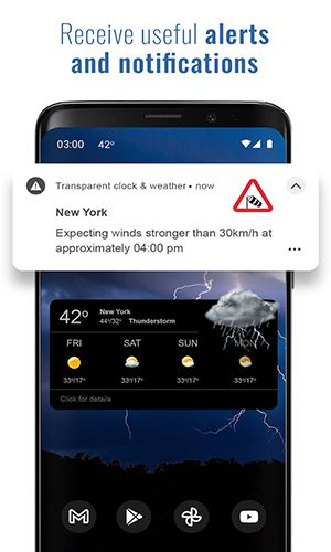 Transparent Clock And Weather Mod Apk 3