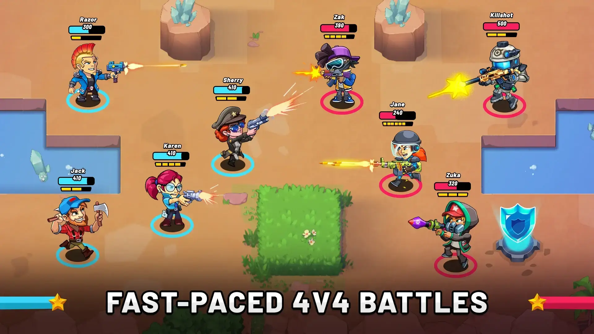 Battle Stars 4v4 Multiplayer MOD APK (3)
